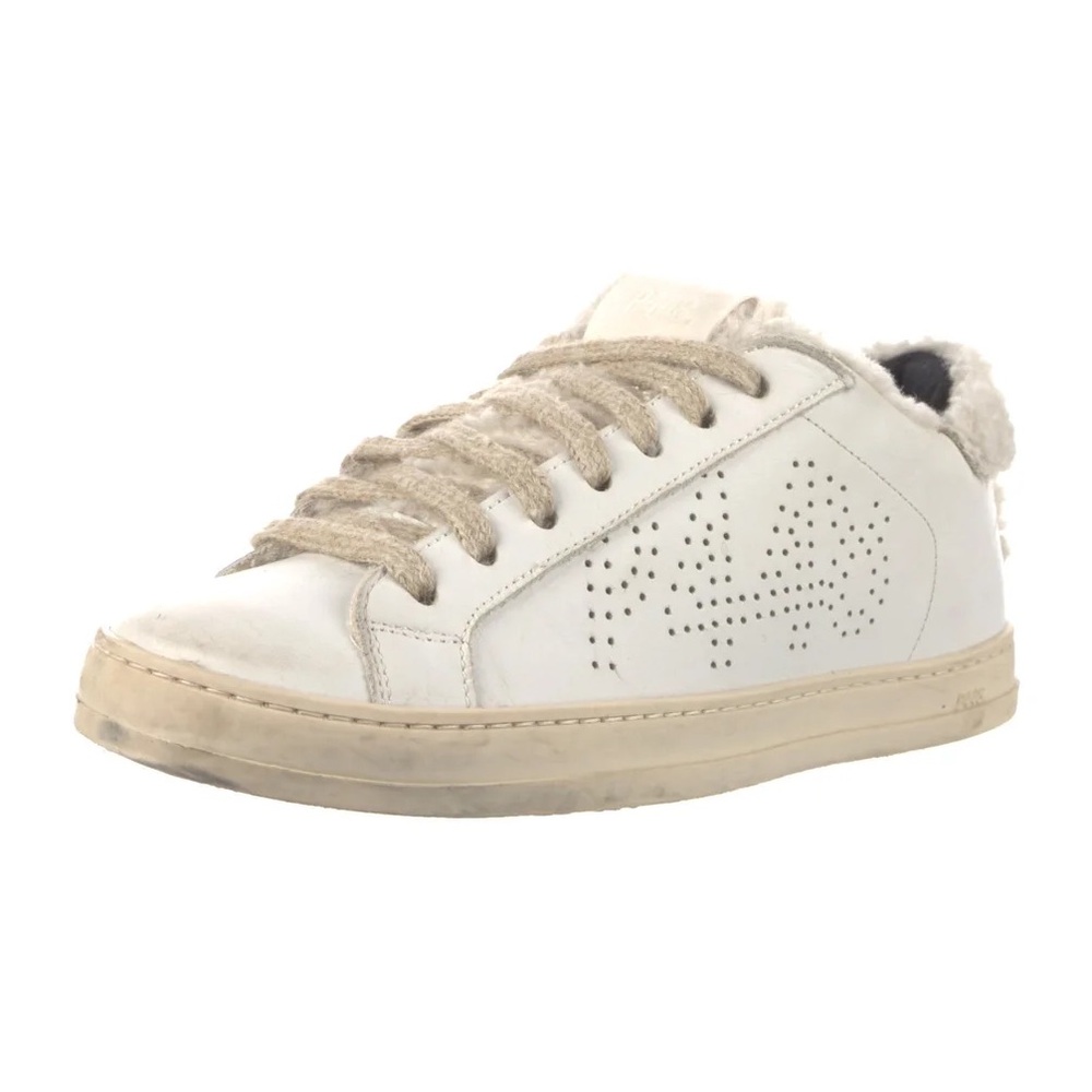 P448 Leather Low Top Sneakers